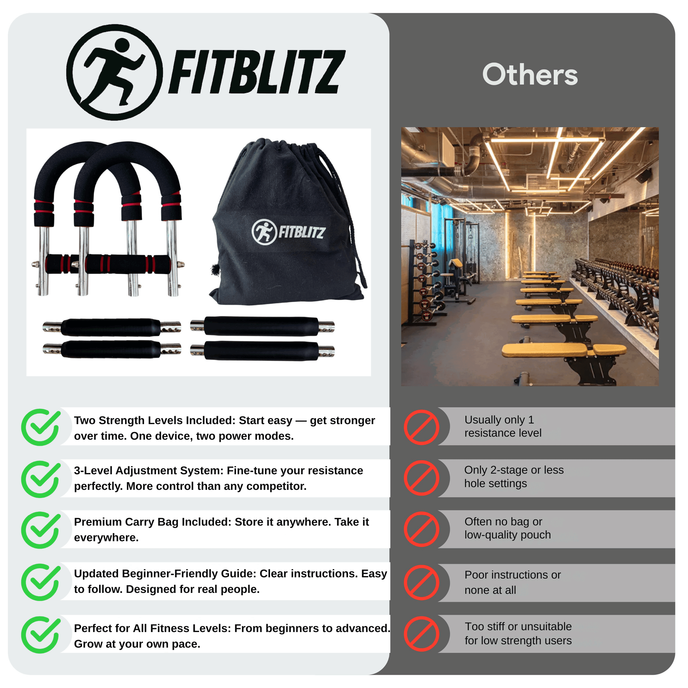 Fitblitz Twister Arm Trainer (30–60 lbs)