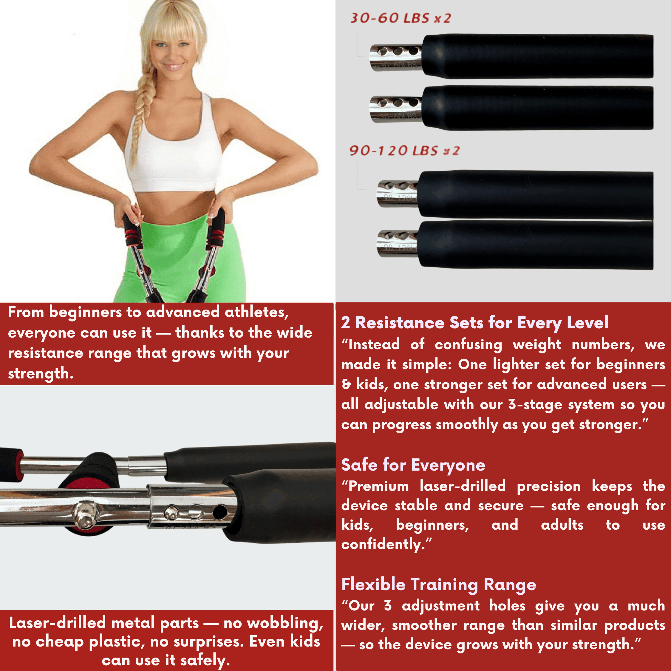 Fitblitz Twister Arm Trainer (30–60 lbs)