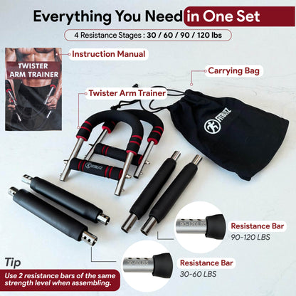 Fitblitz Twister Arm Trainer (30–120 lbs)